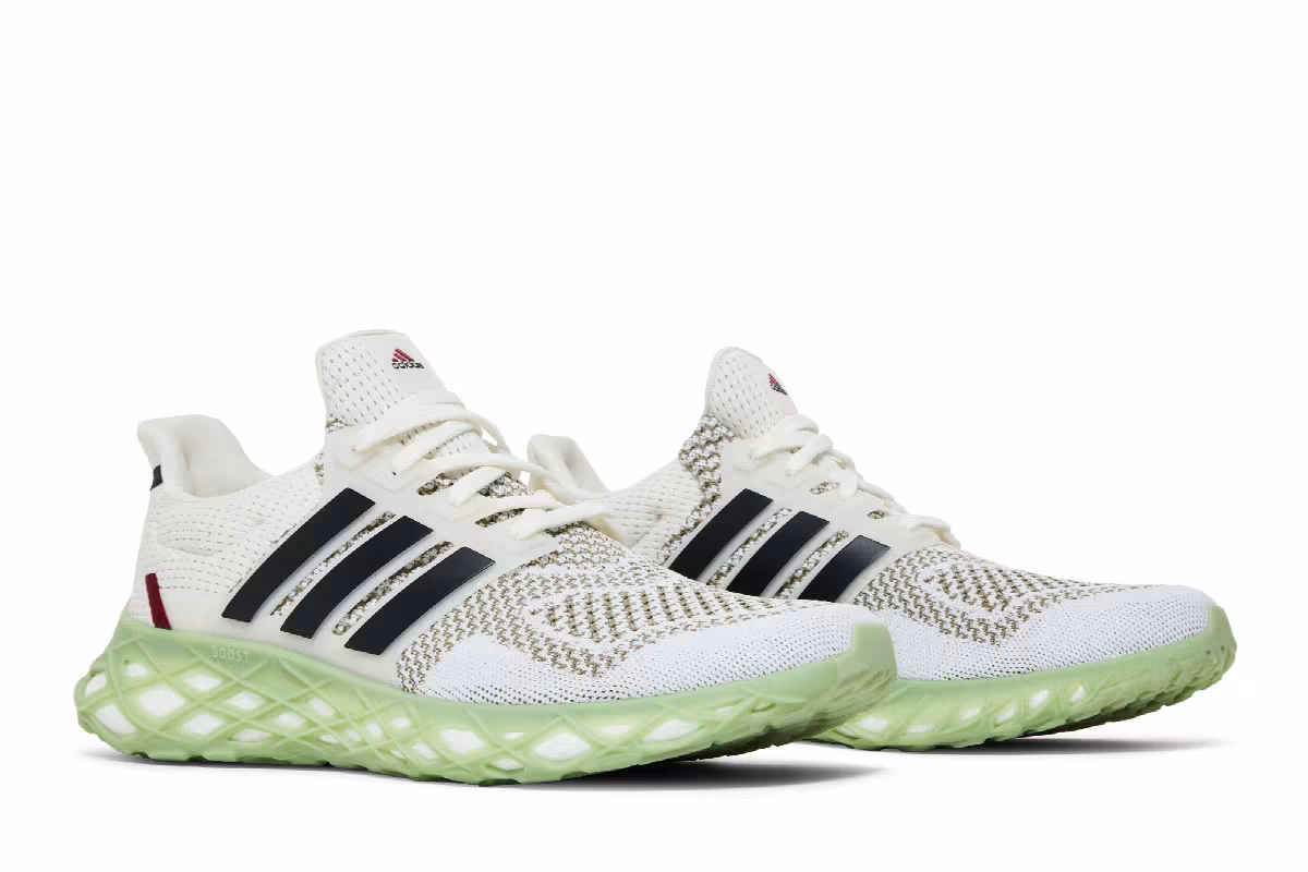 adidas UltraBoost Web DNA White Orbit Green, view 9