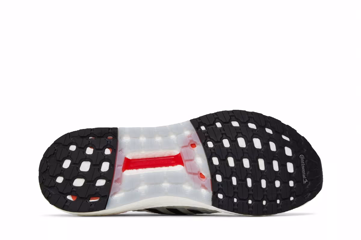 adidas UltraBoost ClimaCool 1 DNA White Vivid Red, view 5