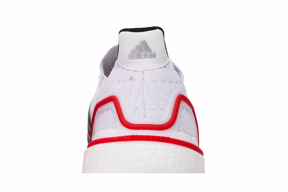 adidas UltraBoost ClimaCool 1 DNA White Vivid Red, view 8