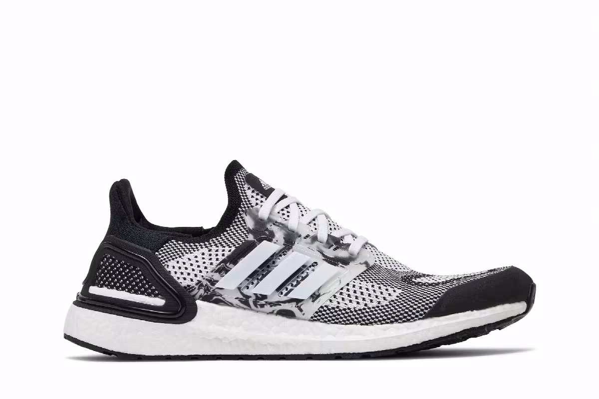 adidas UltraBoost 19.5 DNA White Black, view 2