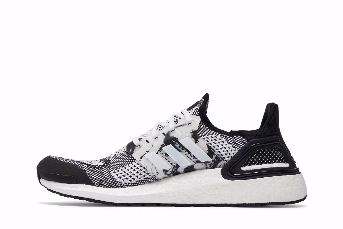 adidas UltraBoost 19.5 DNA White Black, view 4