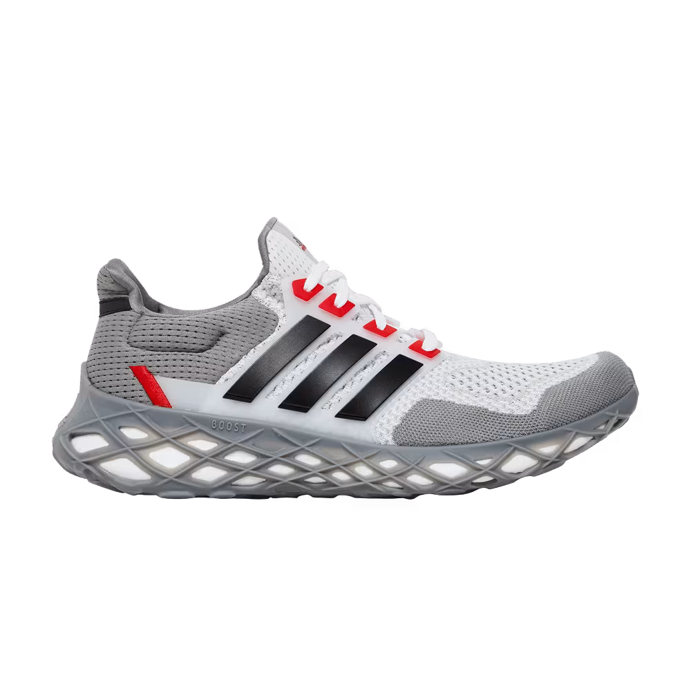 adidas UltraBoost Web DNA Grey Vivid Red