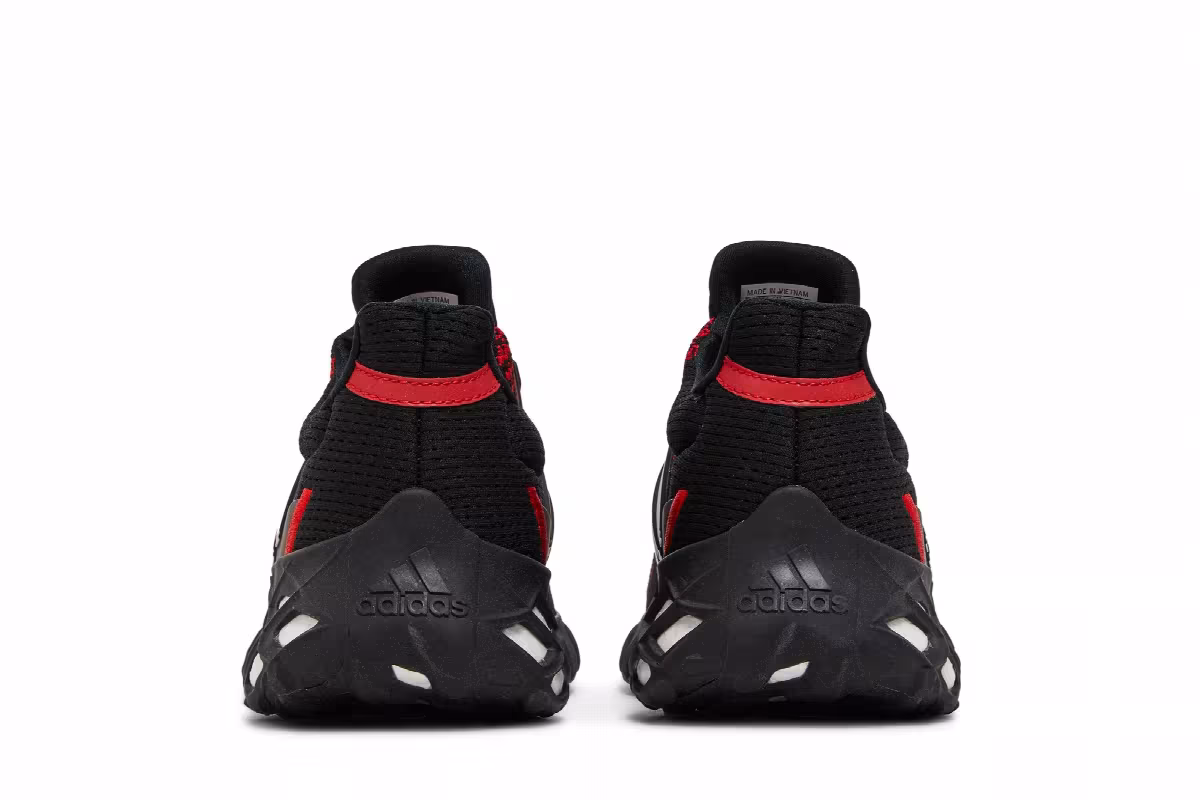 adidas UltraBoost Web DNA Black Vivid Red, view 7
