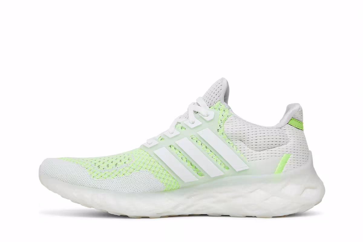 adidas UltraBoost Web DNA Dash Grey Pulse Lime, view 4