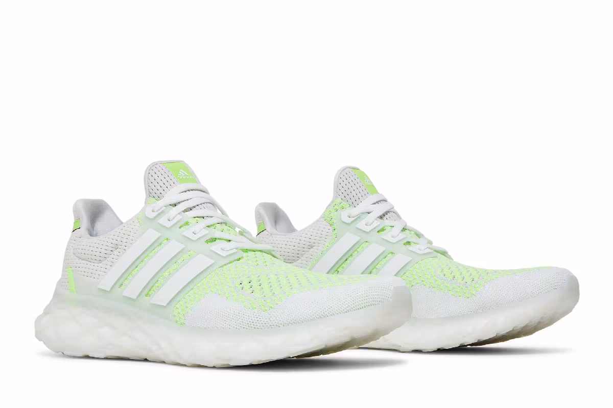 adidas UltraBoost Web DNA Dash Grey Pulse Lime, view 9