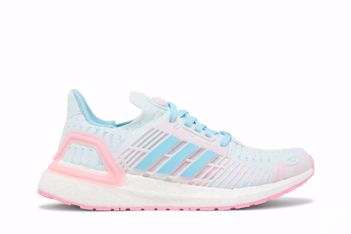 Adidas Women's UltraBoost DNA Climacool Almost Blue Beam Pink, view 2