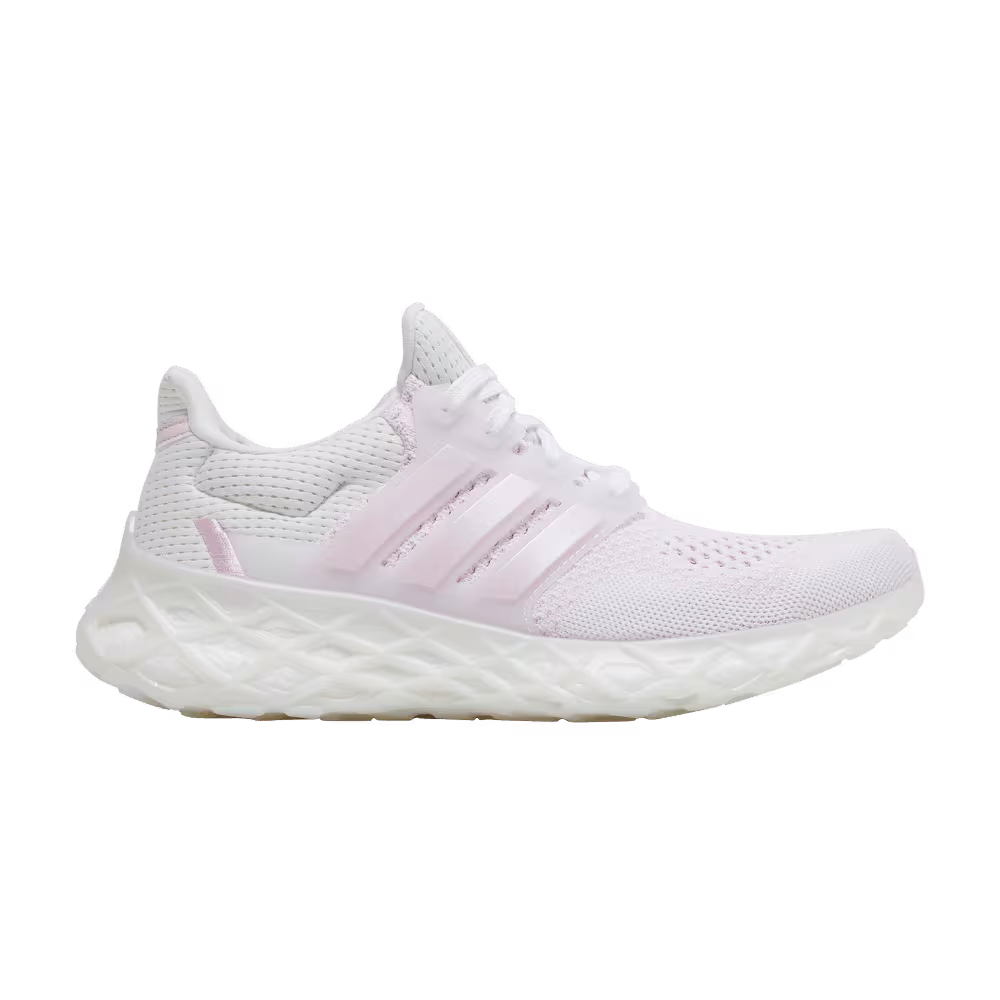 adidas Women's UltraBoost Web DNA White Clear Pink