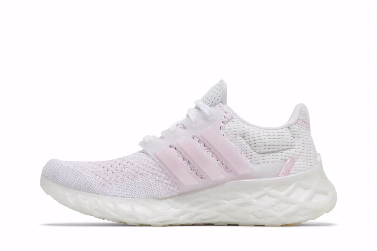 adidas Women's UltraBoost Web DNA White Clear Pink, view 4