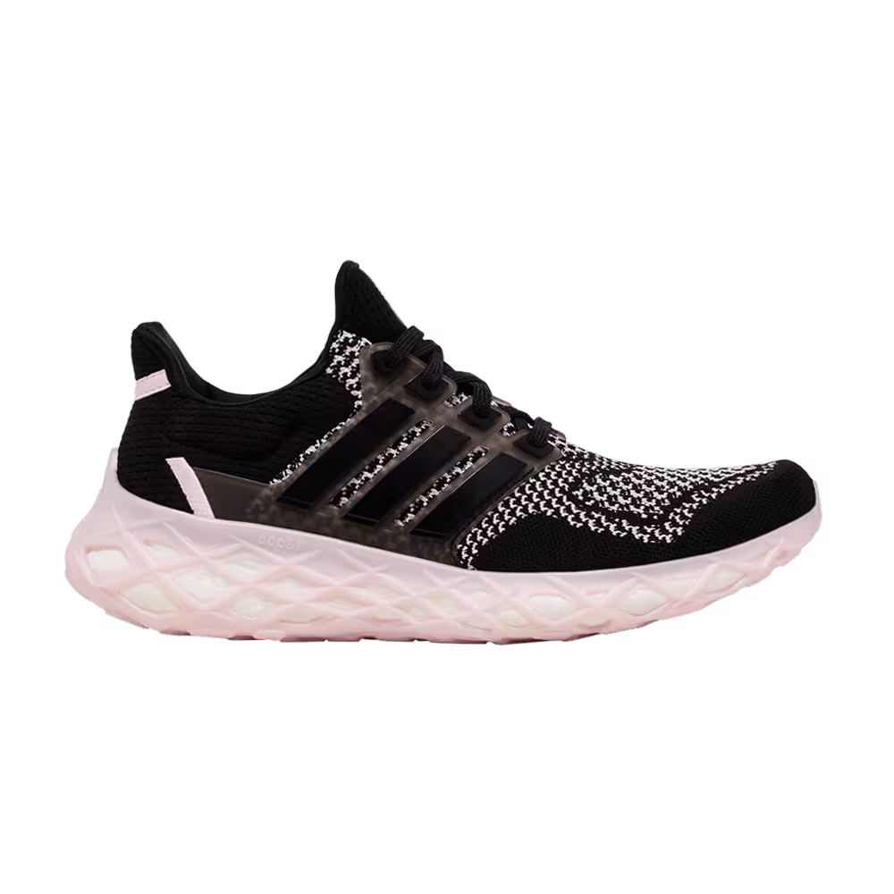 adidas Women's UltraBoost Web DNA Black Clear Pink