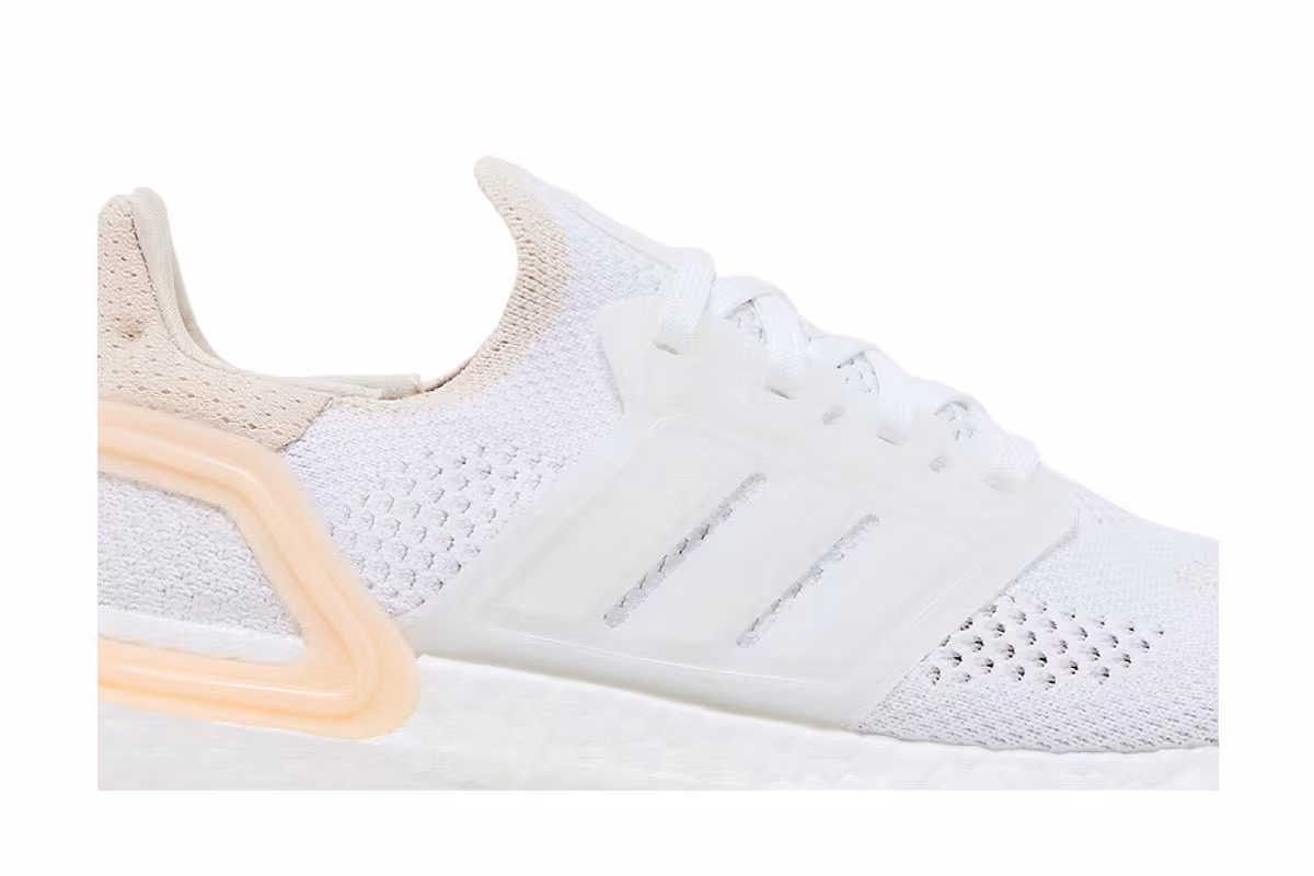 Adidas Women's UltraBoost 19.5 DNA White Bliss Orange, view 3
