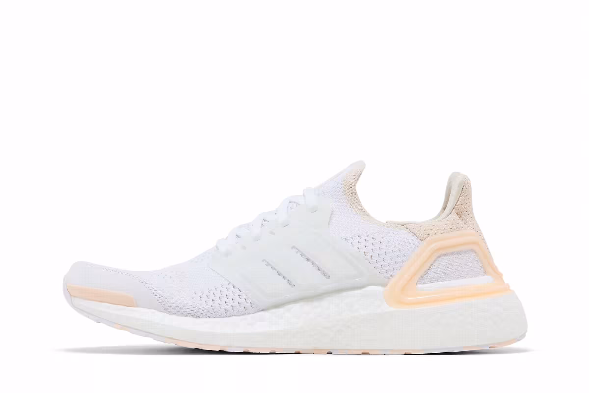 Adidas Women's UltraBoost 19.5 DNA White Bliss Orange, view 4