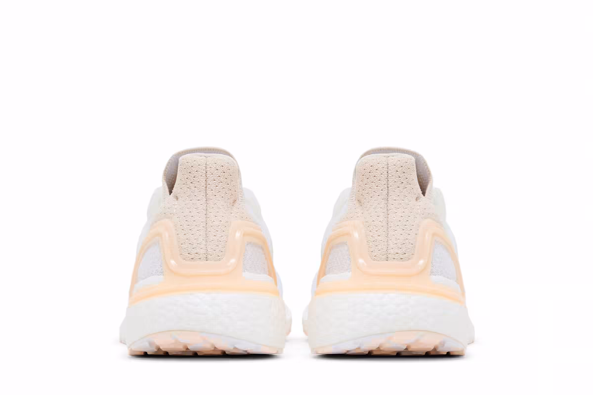 Adidas Women's UltraBoost 19.5 DNA White Bliss Orange, view 7