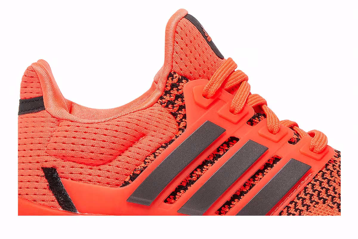 Adidas UltraBoost Web DNA J Solar Red, view 3