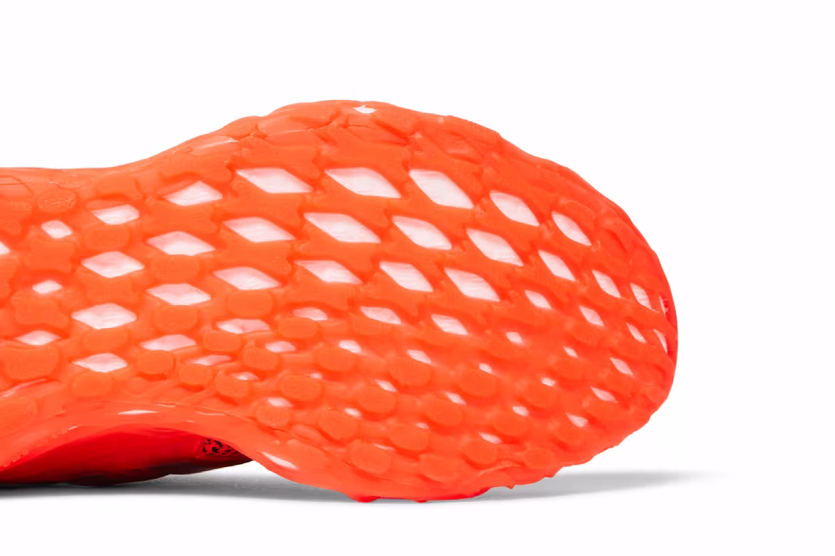 Adidas UltraBoost Web DNA J Solar Red, view 6
