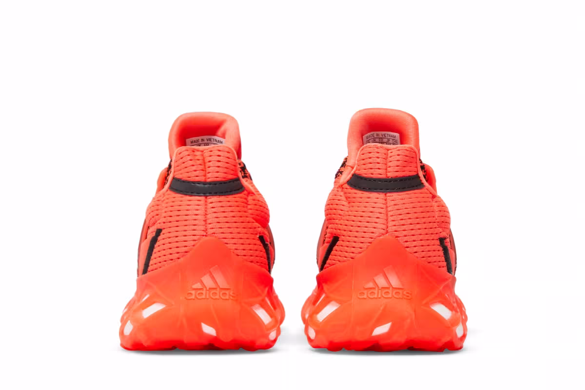 Adidas UltraBoost Web DNA J Solar Red, view 7