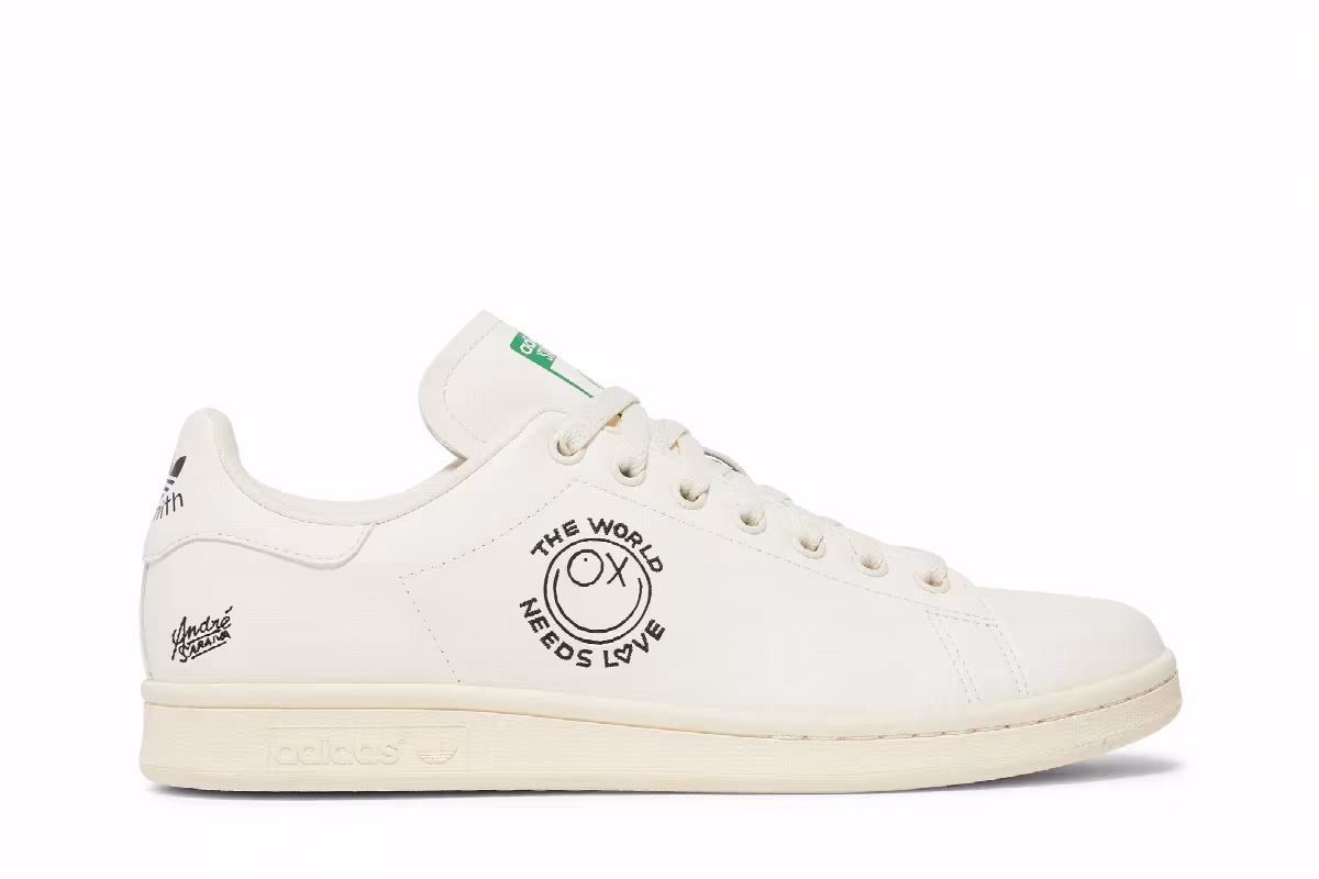André Saraiva x adidas Stan Smith The World Needs Love, view 2