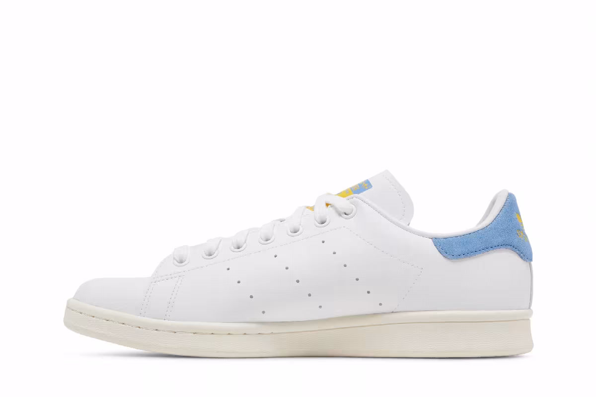 Adidas Stan Smith White Real Blue, view 4