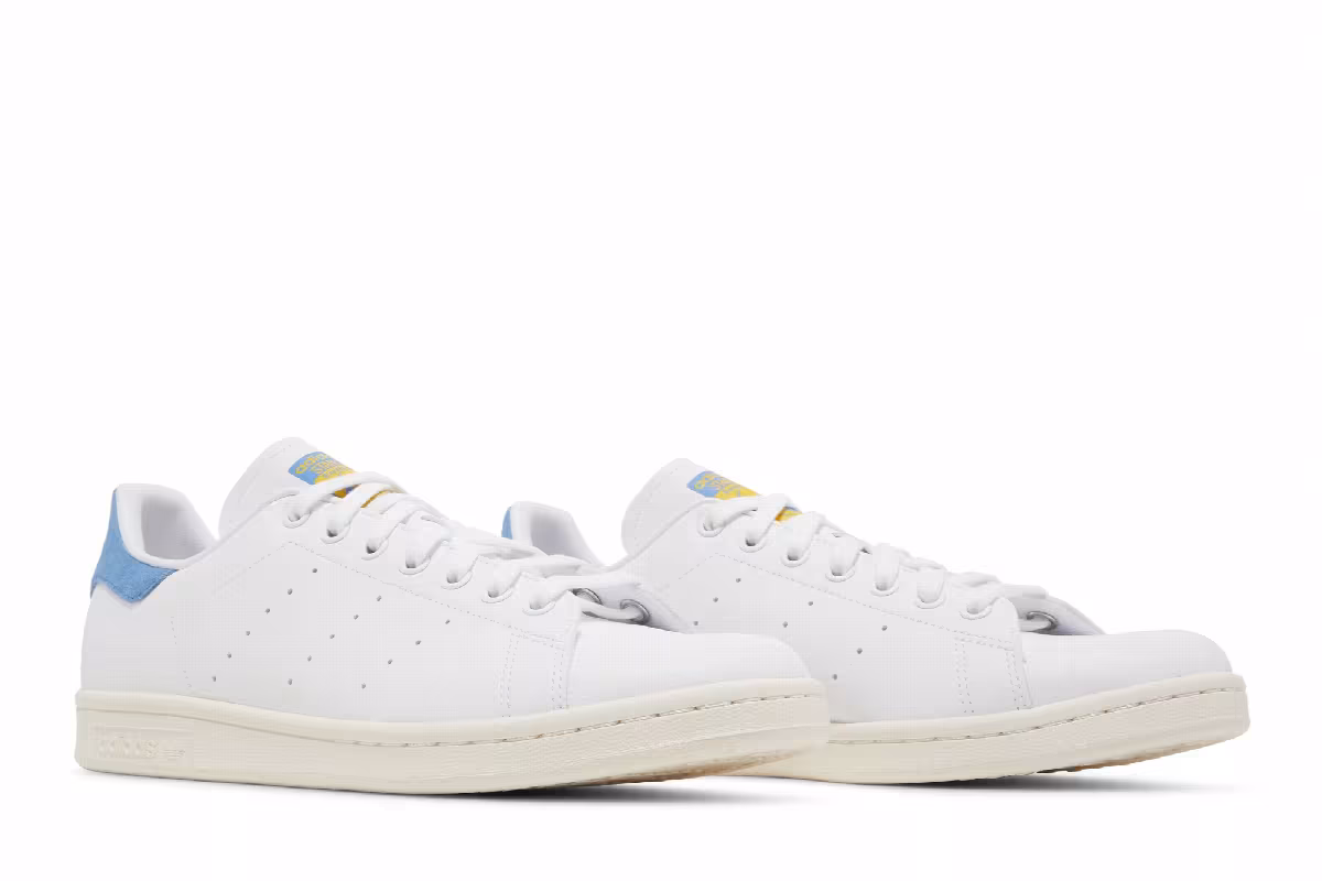 Adidas Stan Smith White Real Blue, view 9