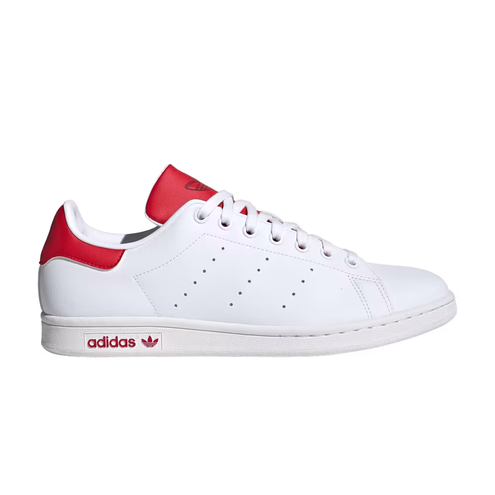 adidas Stan Smith White Scarlet