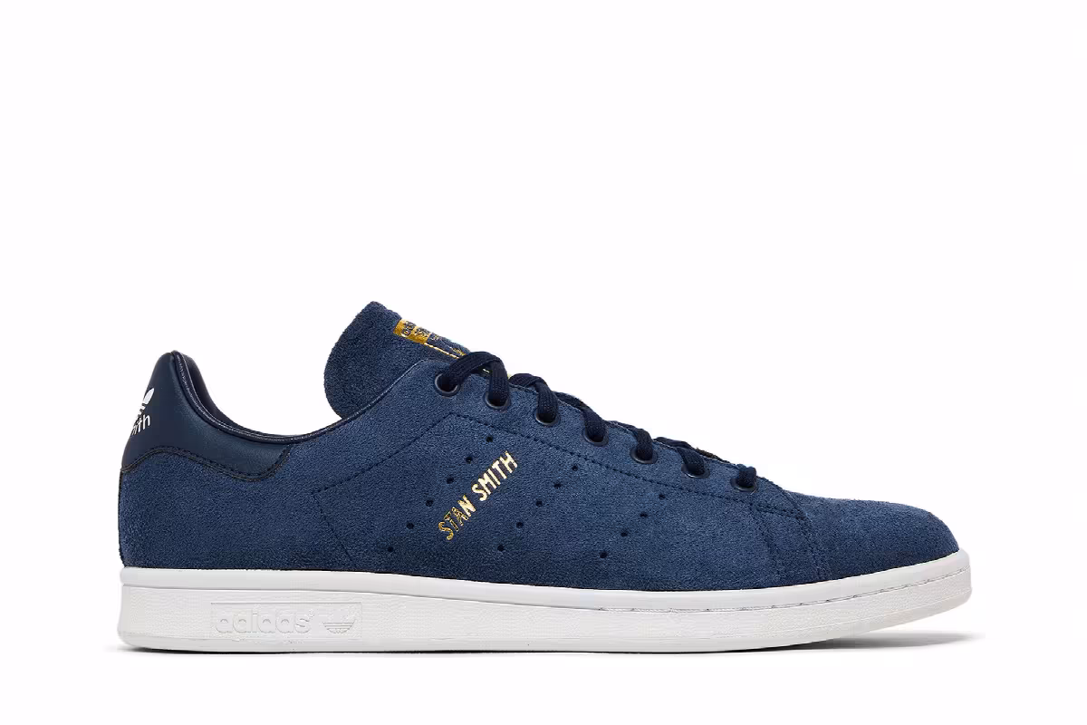 Adidas Stan Smith Collegiate Navy Gold Metallic, view 2