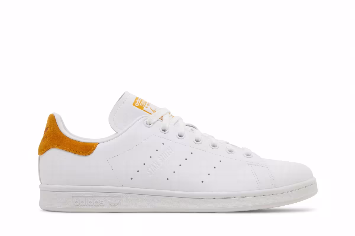 Adidas Stan Smith White Collegiate Gold, view 2