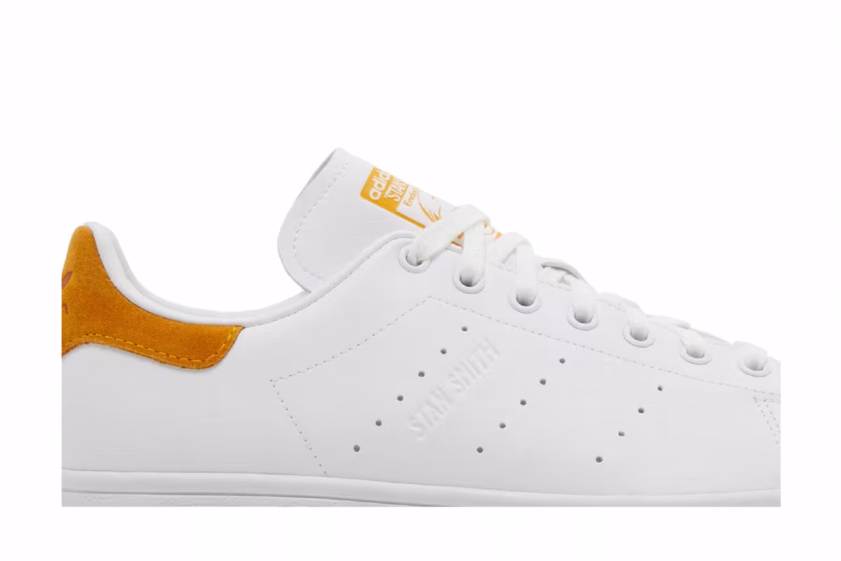Adidas Stan Smith White Collegiate Gold, view 3