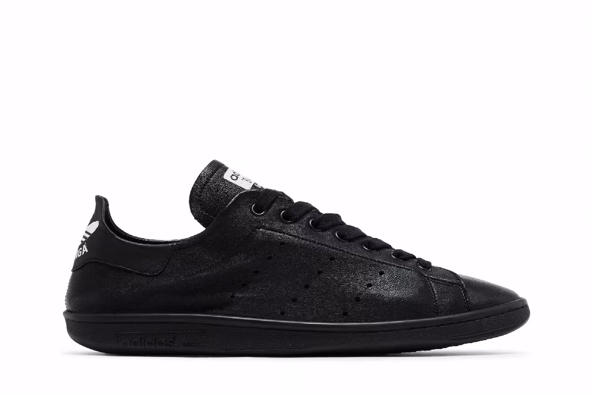 Balenciaga x adidas Stan Smith Triple Black, view 2