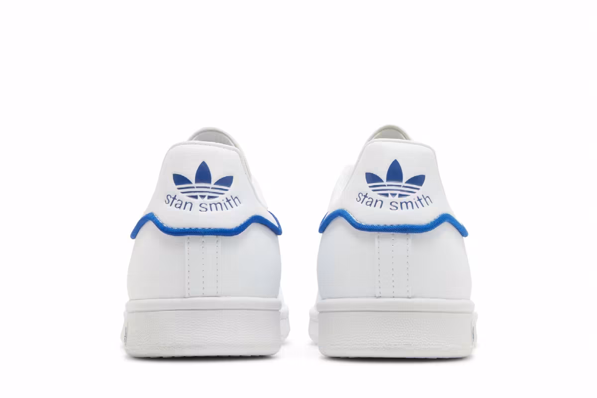 adidas Stan Smith White Royal Blue, view 7