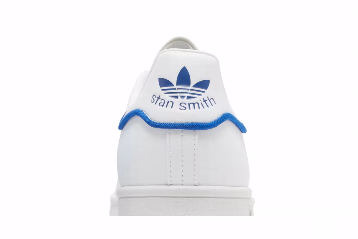 adidas Stan Smith White Royal Blue, view 8