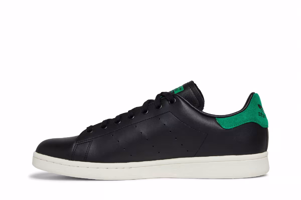 adidas Stan Smith Core Black Green, view 4