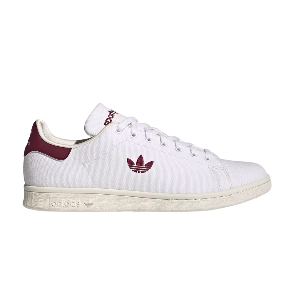 Sporty & Rich x adidas Stan Smith White Collegiate Burgundy