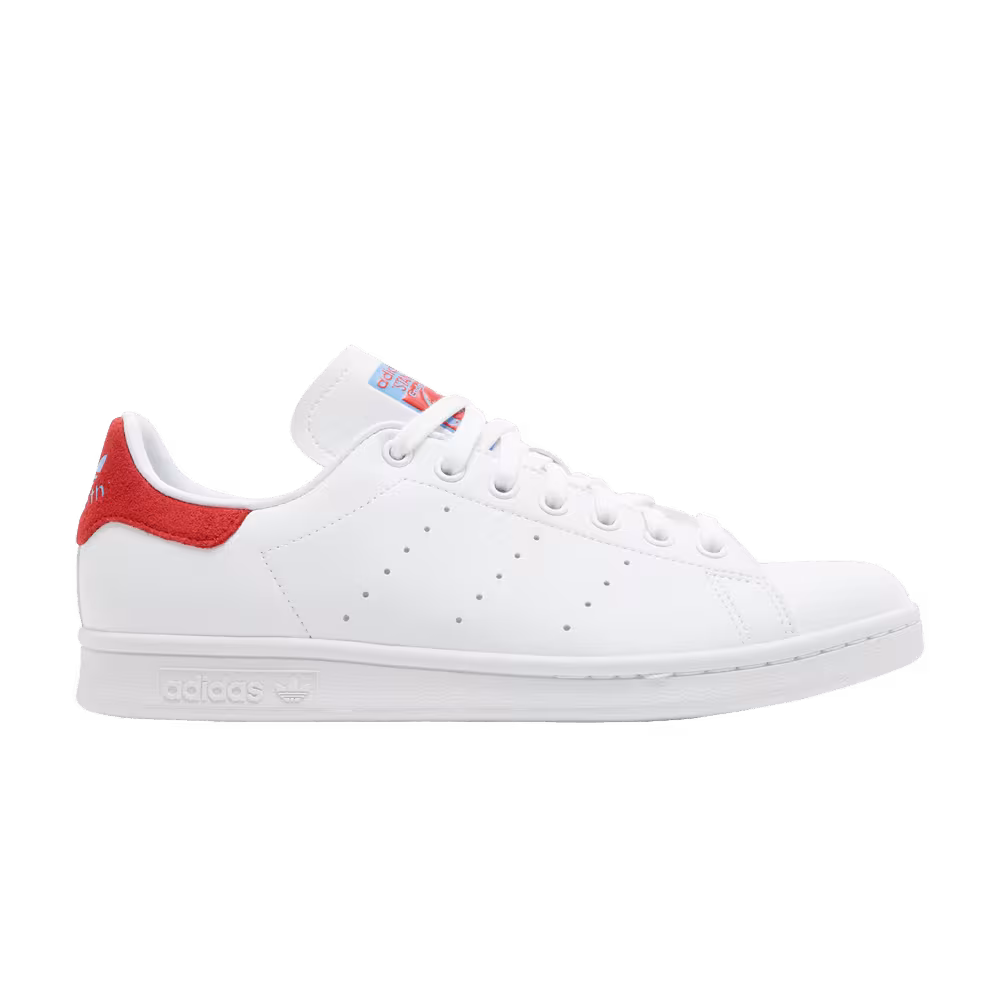 Adidas Stan Smith White Vivid Red