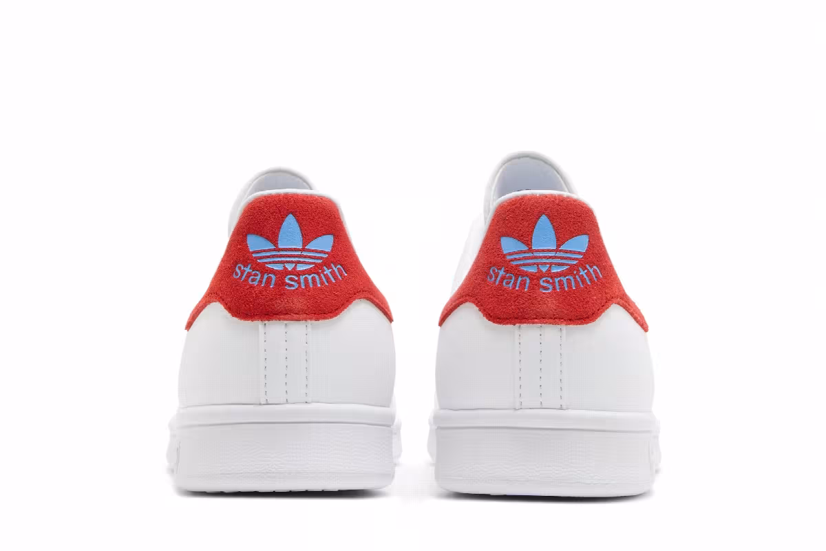 Adidas Stan Smith White Vivid Red, view 7
