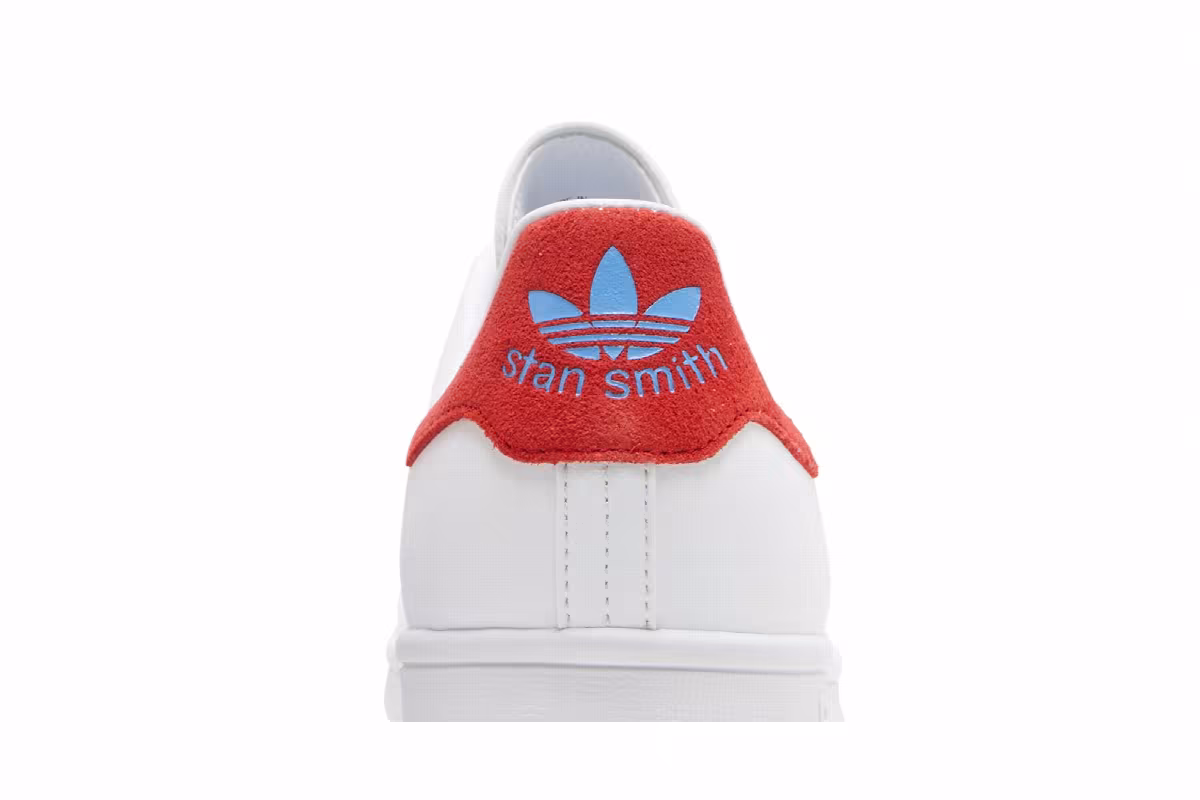 Adidas Stan Smith White Vivid Red, view 8