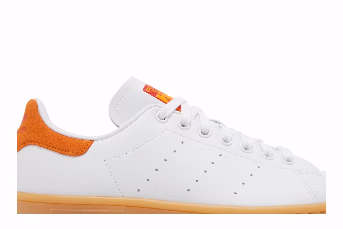adidas Stan Smith White Orange Gum, view 3