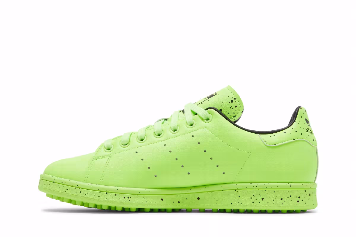 Vice Golf x adidas Stan Smith Signal Green, view 4