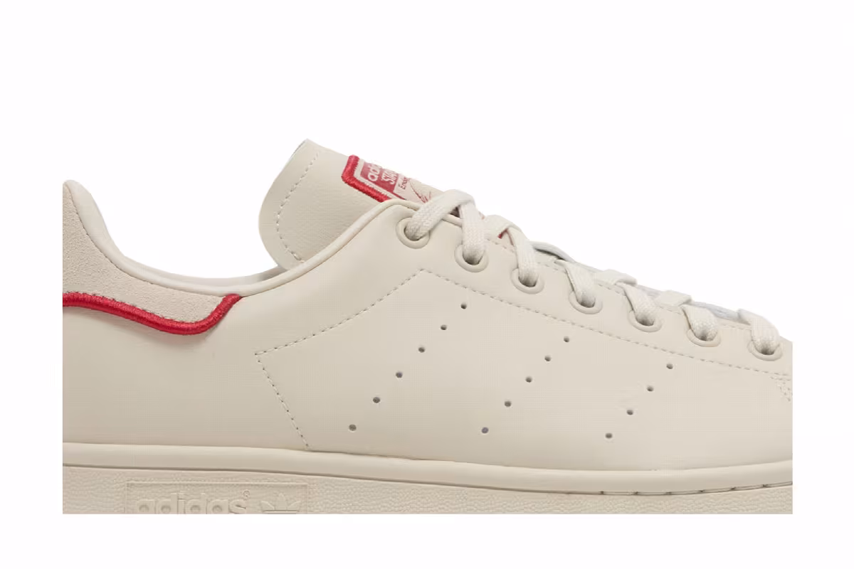 Adidas Stan Smith Aluminium Collegiate Red, view 3