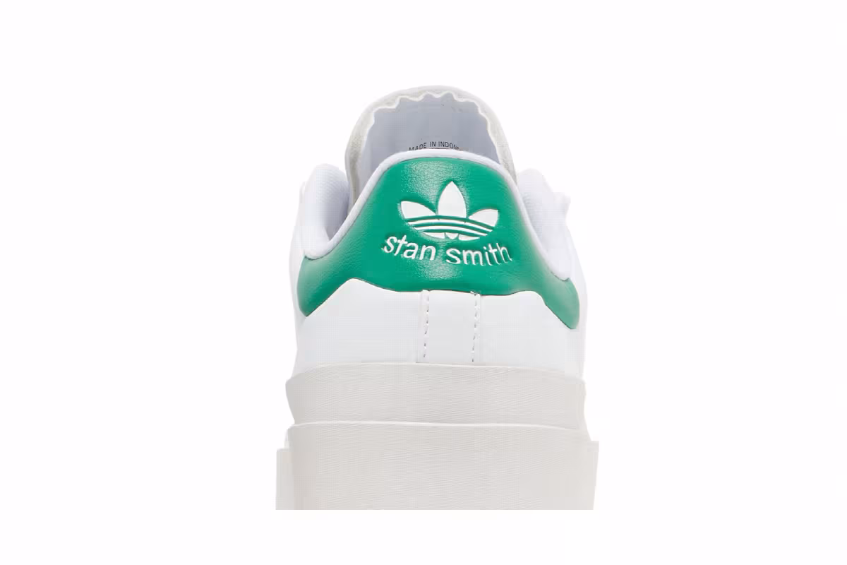 adidas Women's Stan Smith Bonega White Green, view 8
