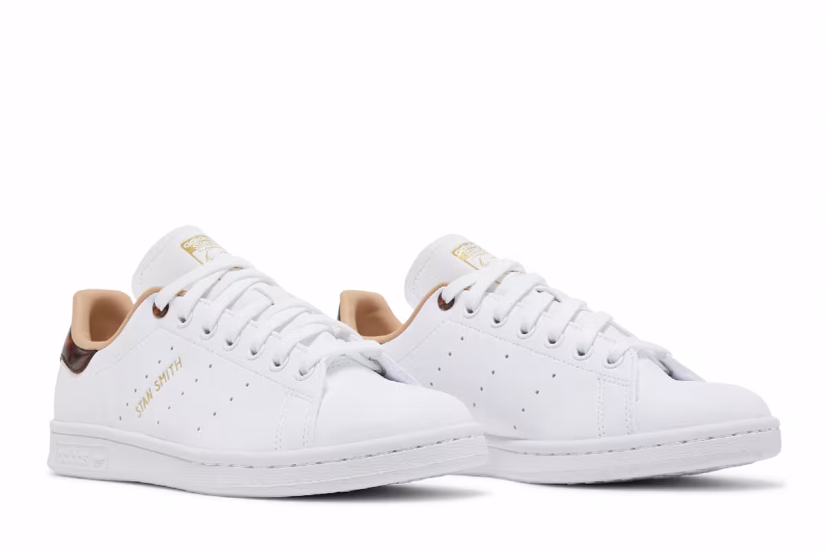 Adidas Women's Stan Smith White Pale Nude, view 9