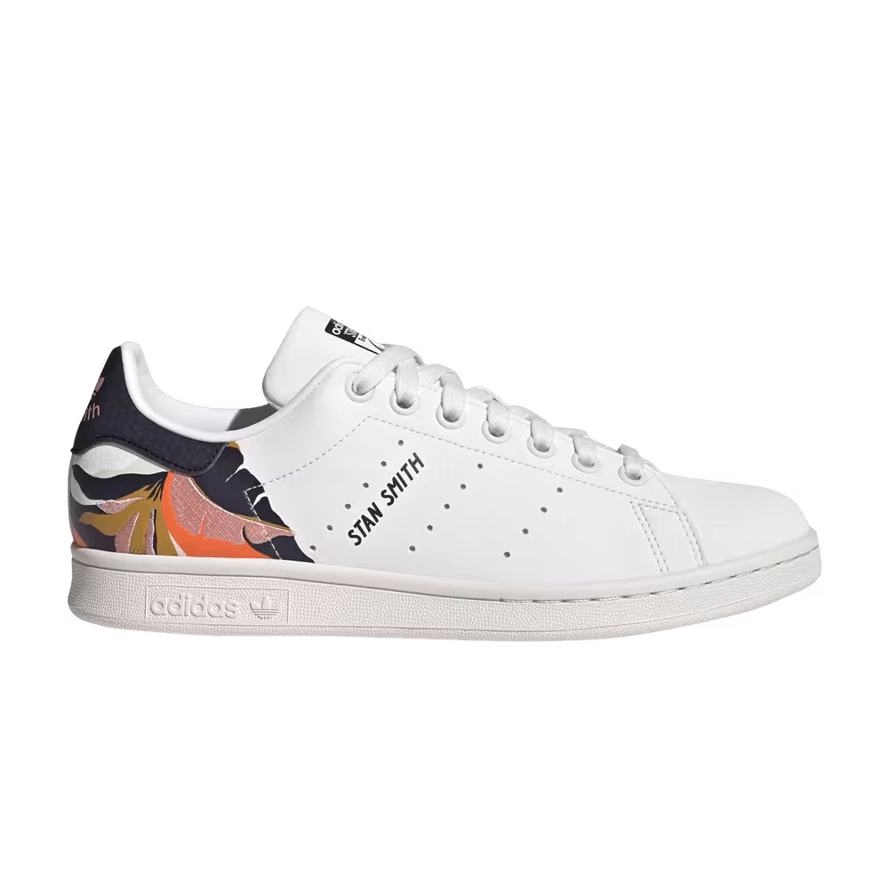 Adidas Women's Stan Smith White Legend Ink Orange