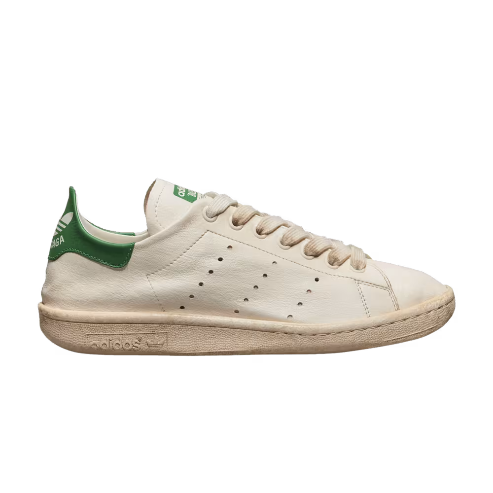 Balenciaga x adidas Women's Stan Smith Worn-Out - Off White Green