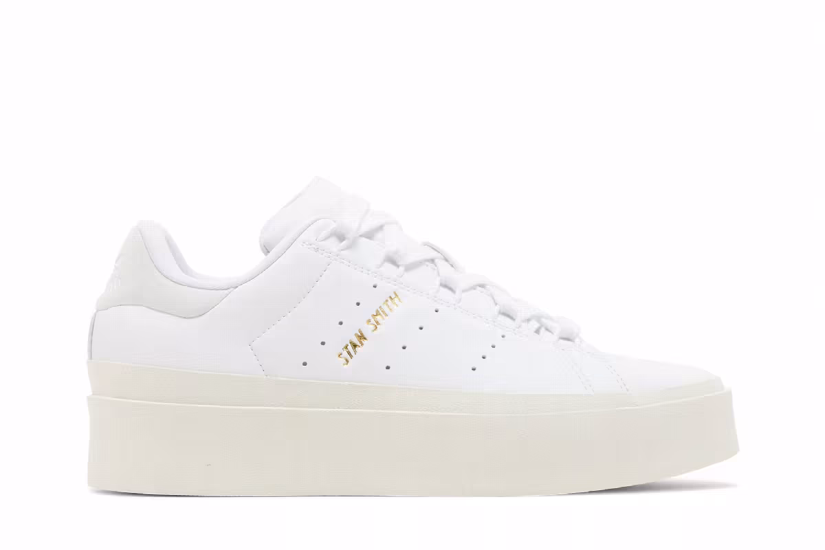 adidas Women's Stan Smith Bonega Triple White, view 2