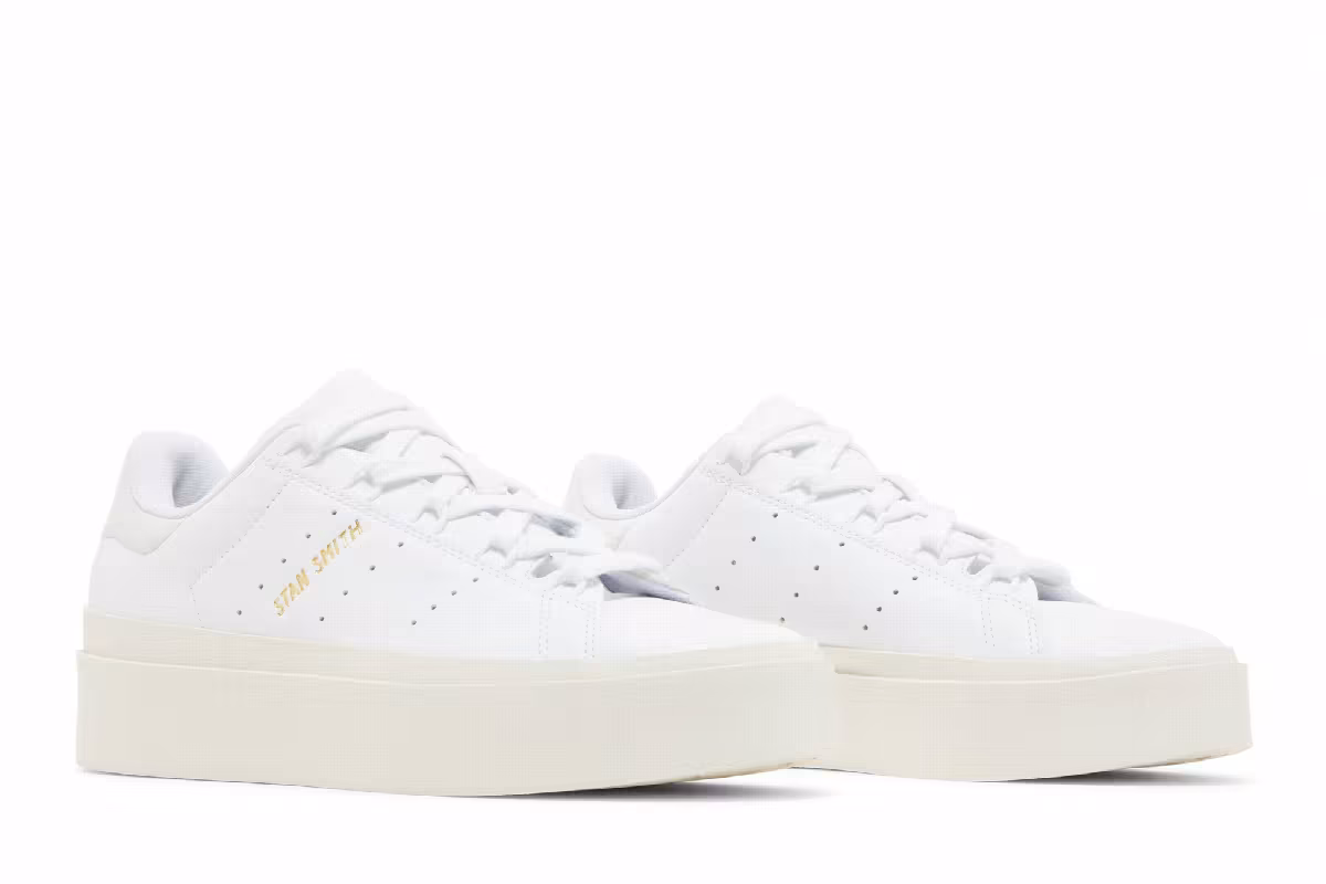 adidas Women's Stan Smith Bonega Triple White, view 9