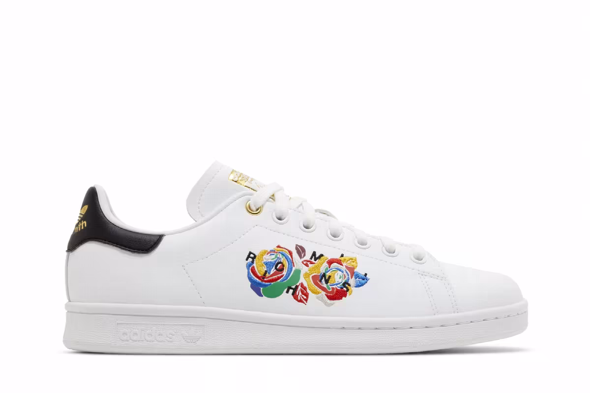 Rich Mnisi x adidas Women's Stan Smith Roses - White, view 2