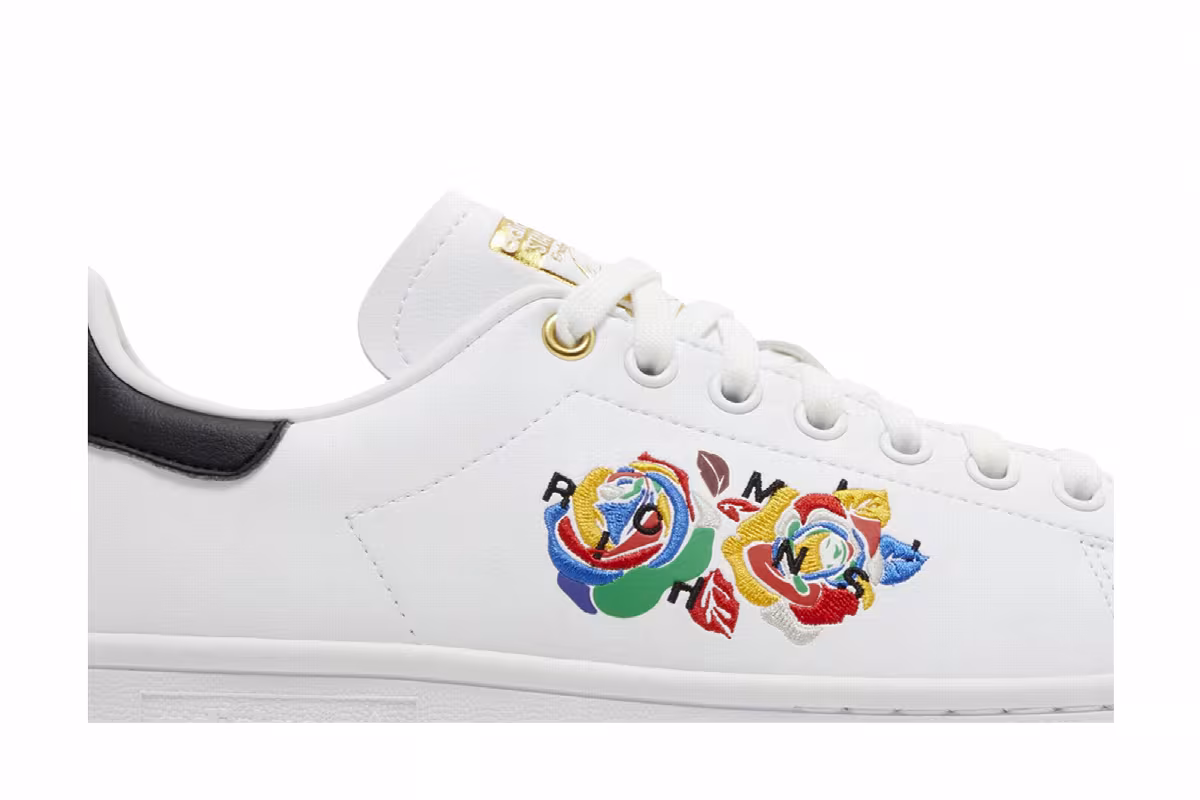 Rich Mnisi x adidas Women's Stan Smith Roses - White, view 3