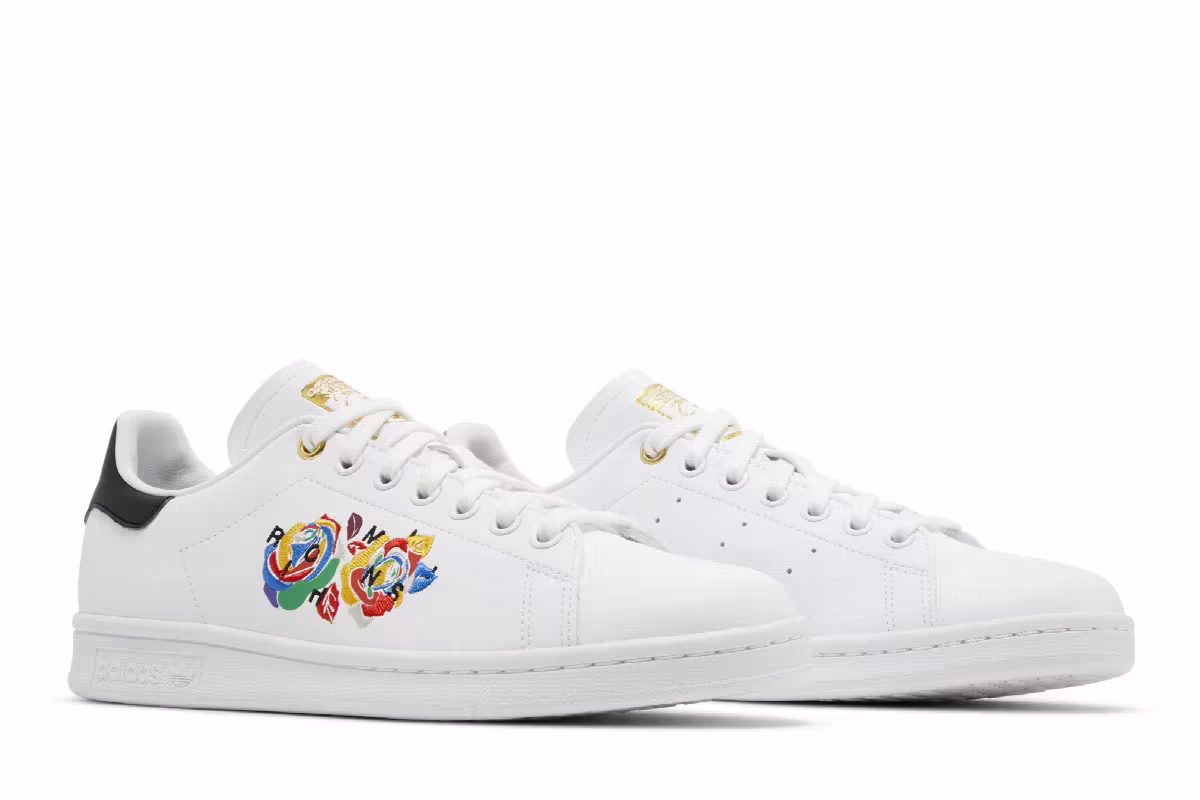 Rich Mnisi x adidas Women's Stan Smith Roses - White, view 9