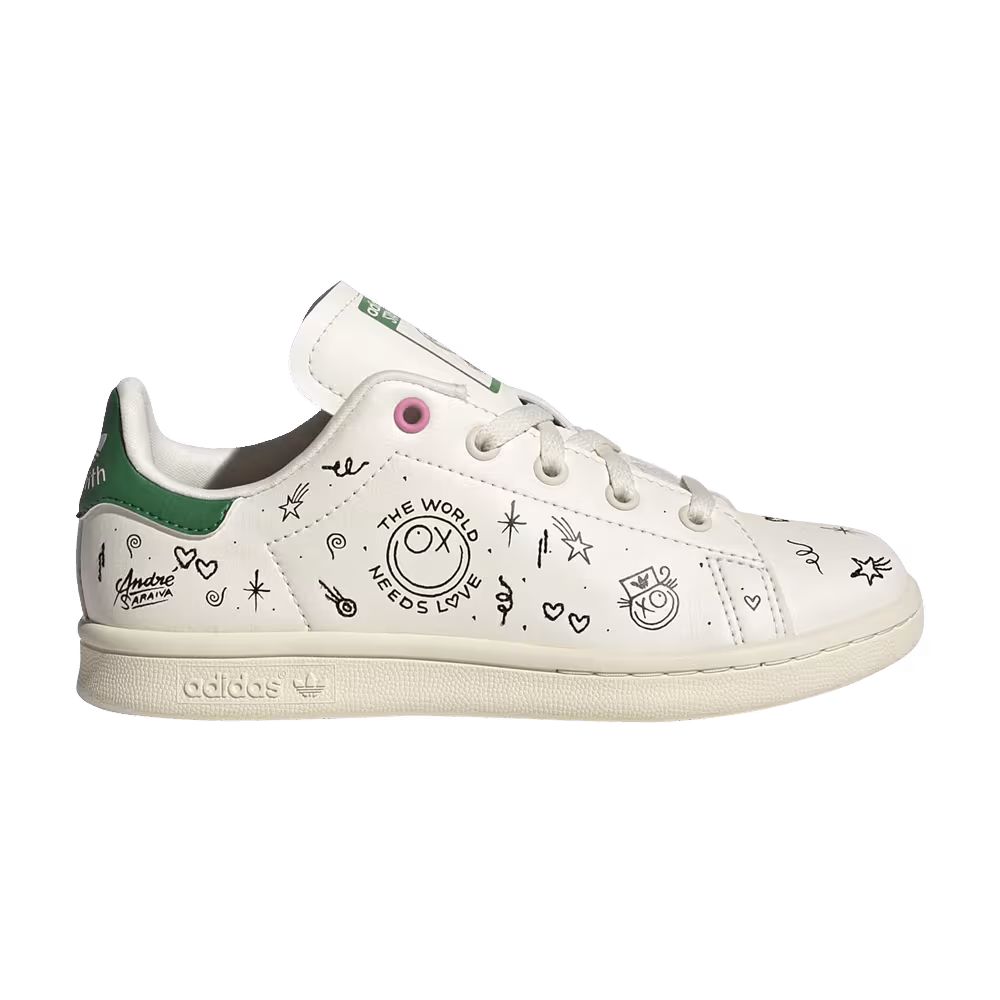 André Saraiva x adidas Stan Smith Little Kid The World Needs Love