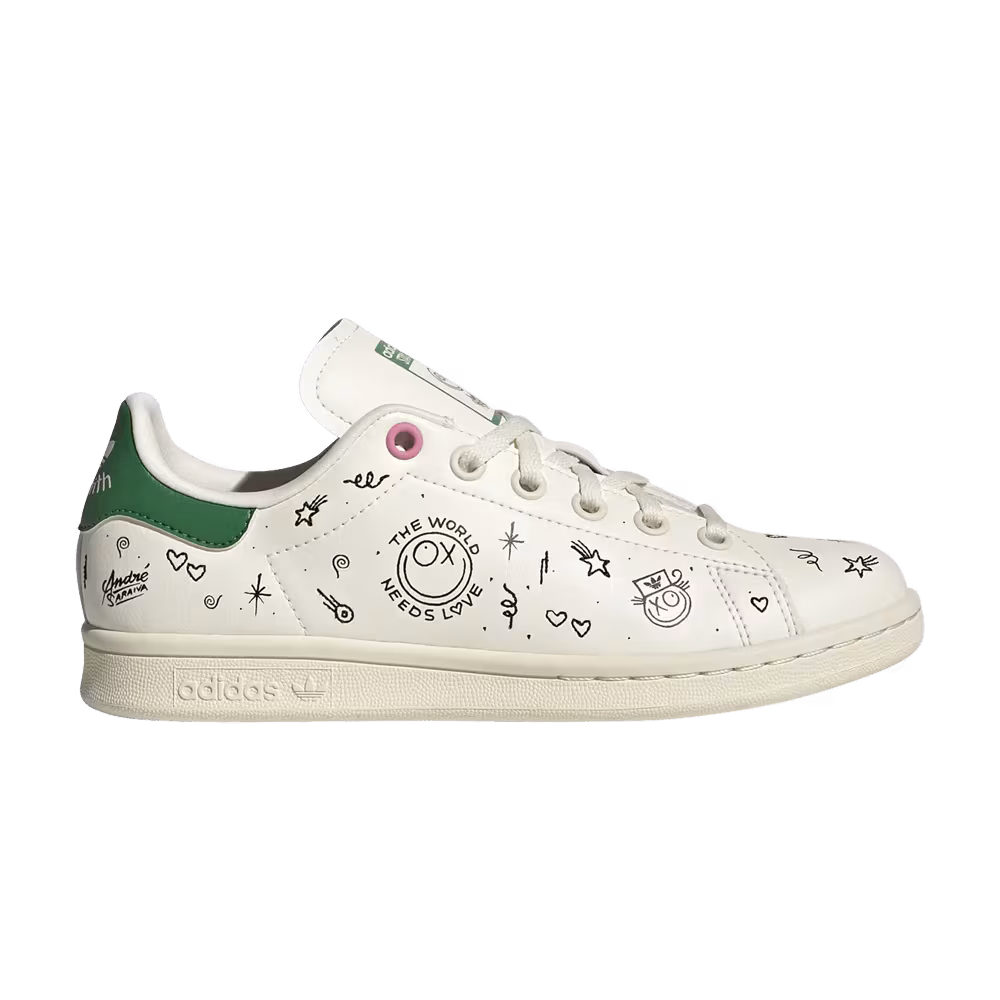 André Saraiva x adidas Stan Smith Big Kid The World Needs Love