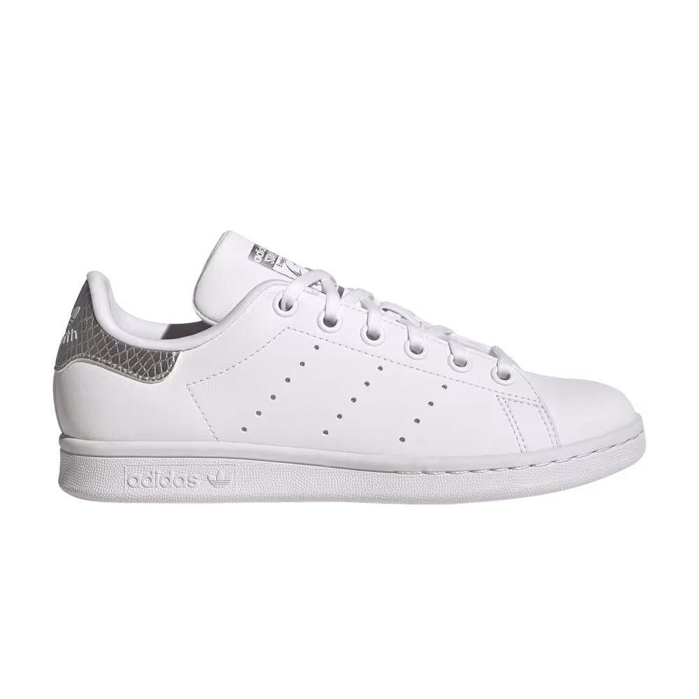 Adidas Stan Smith Big Kid White Silver Metallic
