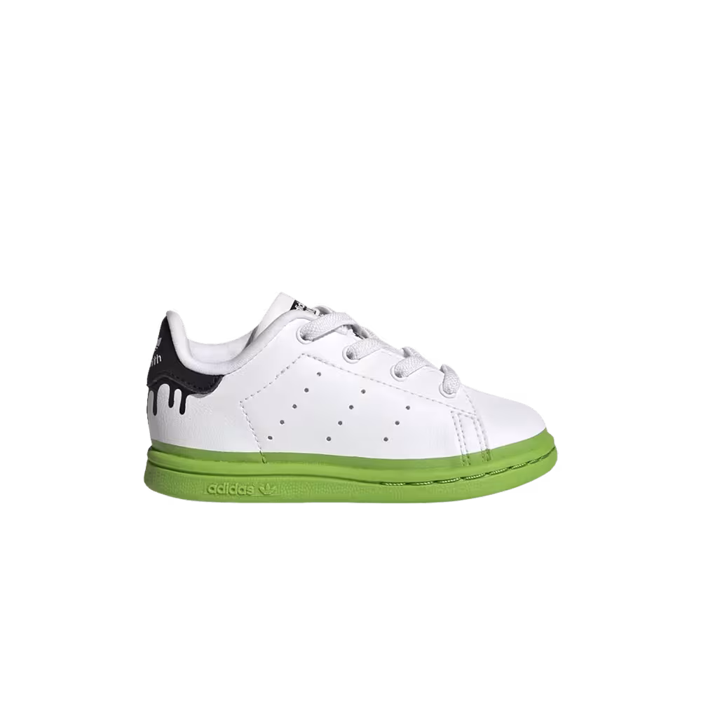 Adidas Stan Smith I Paint Drip - White Solid Green